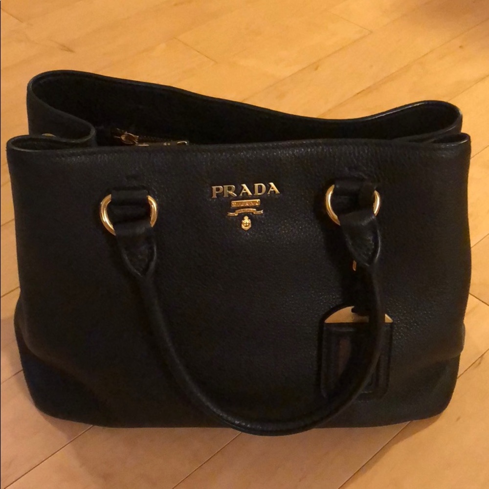 Prada Nero Vitello Phenix Black